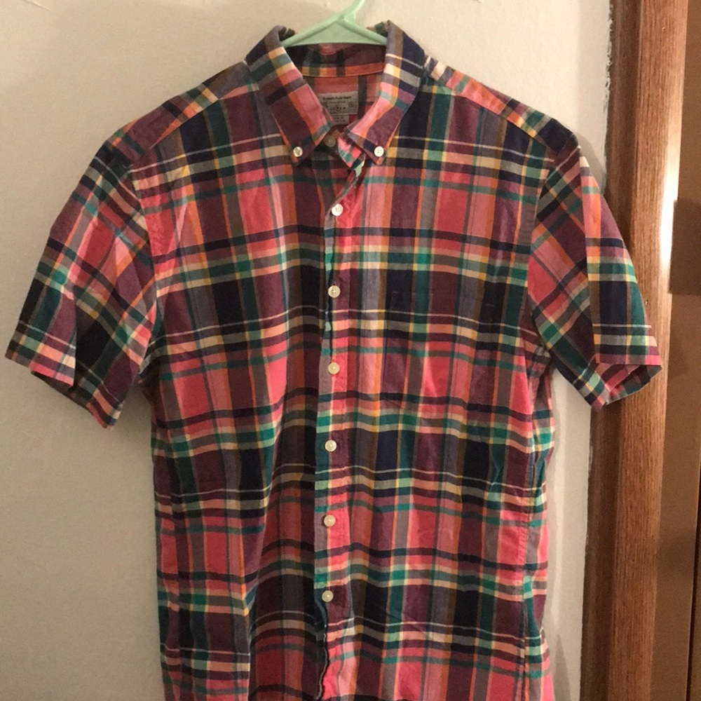 J Crew | Plaid Short Sleeve Shirt